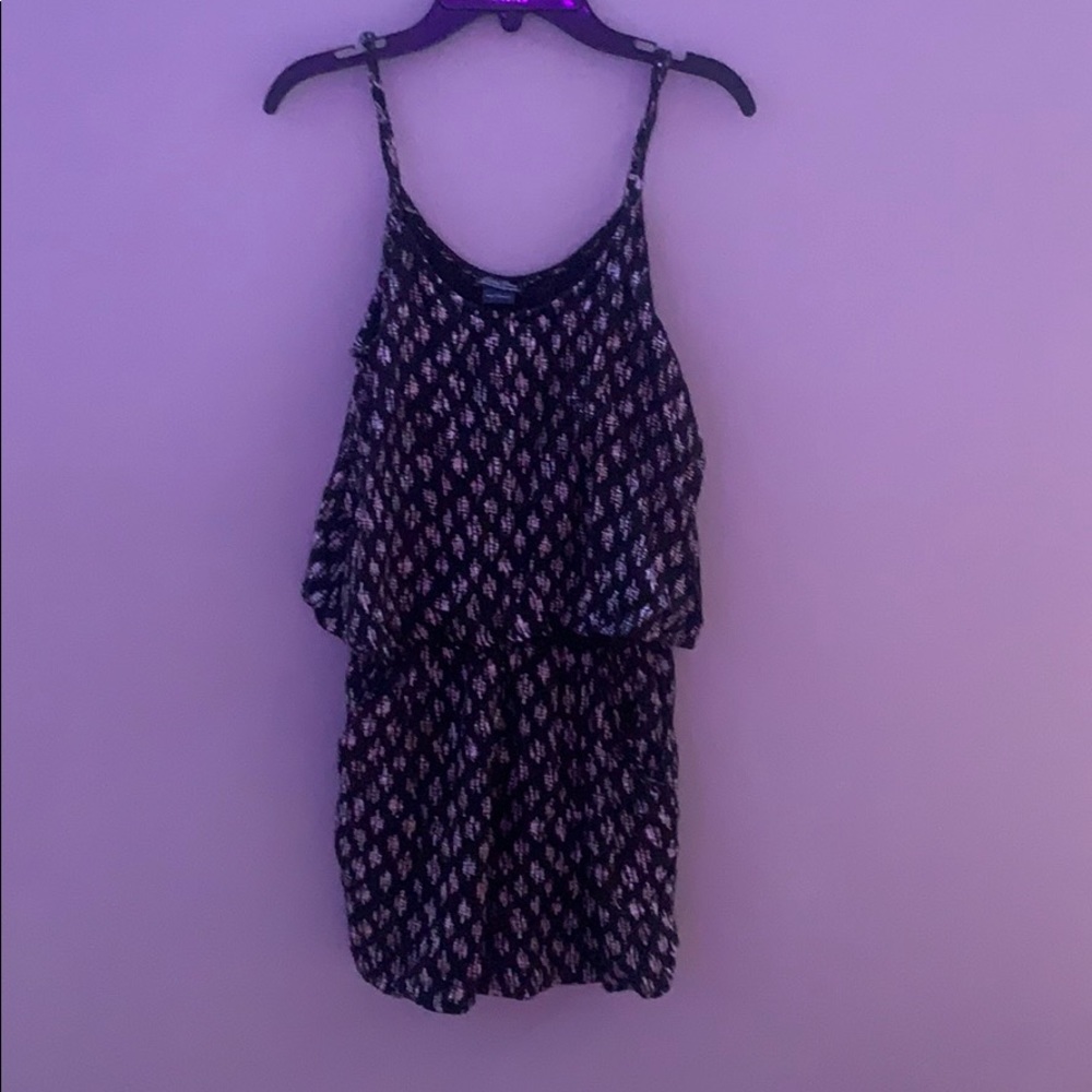 patterned romper